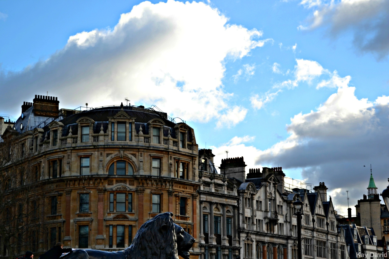 Landseer's Lion - Trafalgar Square, London